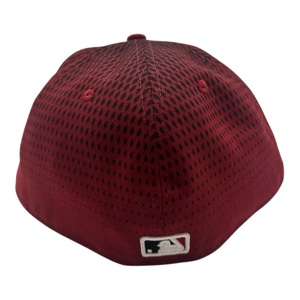 New Era 59Fifty Arizona Diamondbacks Hat‎ Cap 7 5/8 Red Alternate MLB Baseball